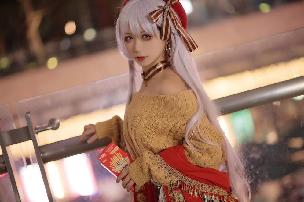 樱落酱 樱落酱cos,一张抱枕作品。