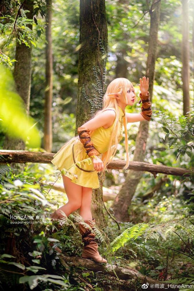 雨波haneame电子图：浪漫cos作品