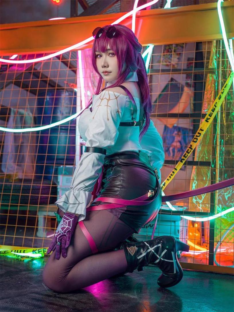 精选美图：麻花麻花酱和服cos照片